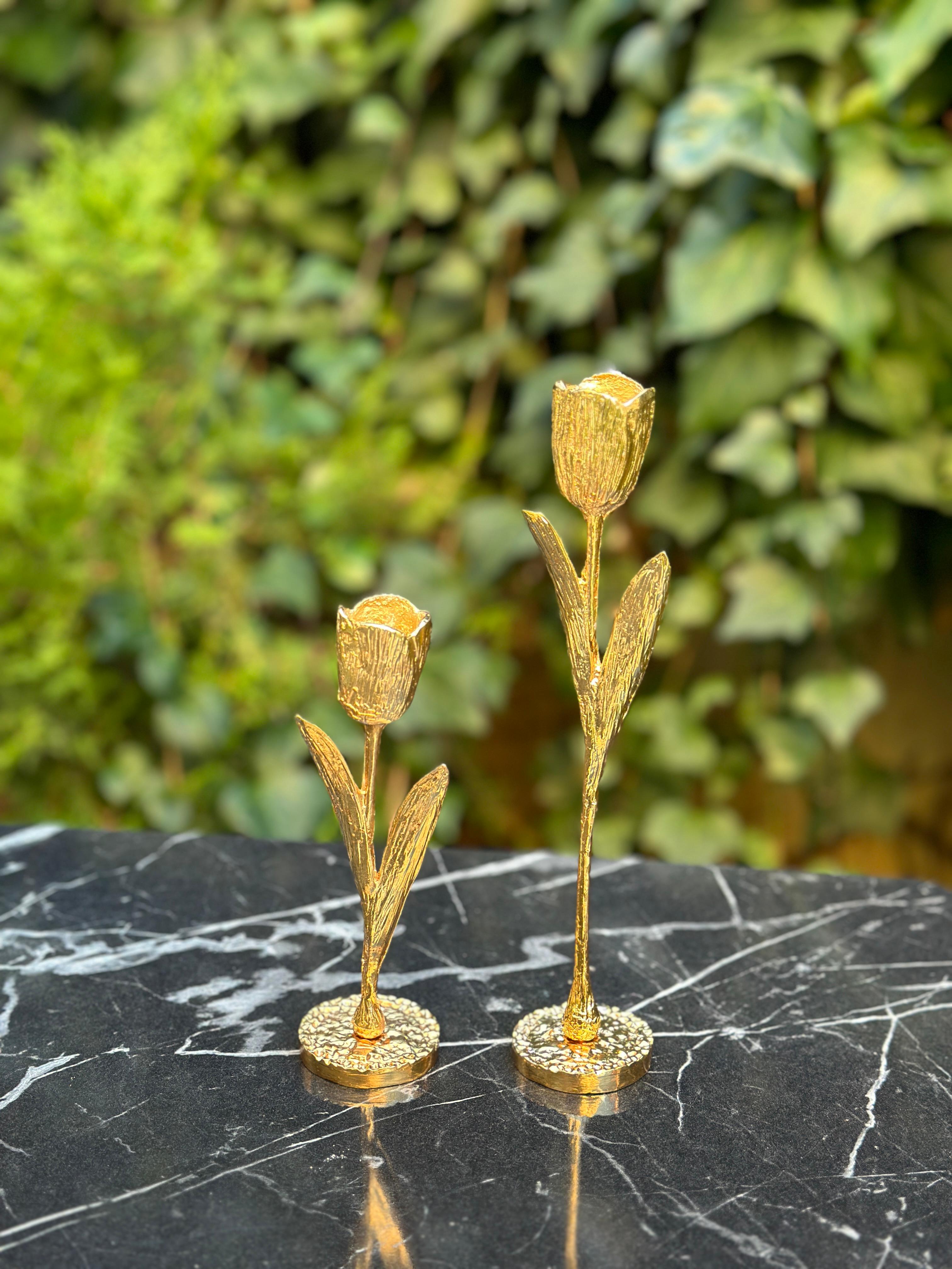 Lale Döküm şamdan